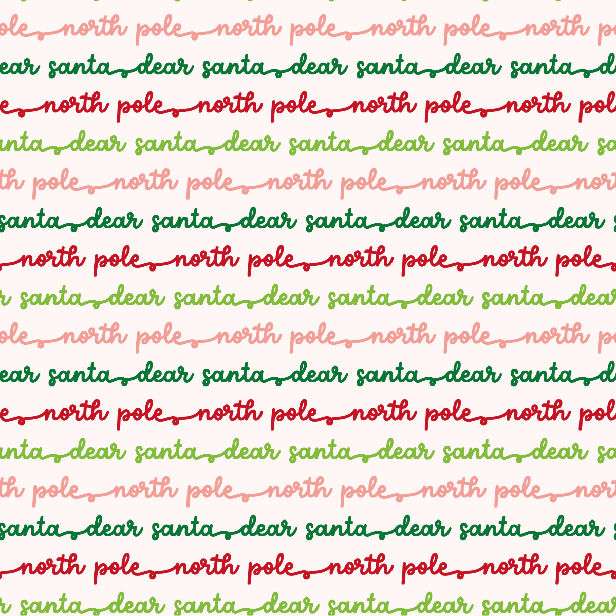 Letters To Santa Red Collection