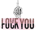 Weenie Collection- Love/Fuck You Decal