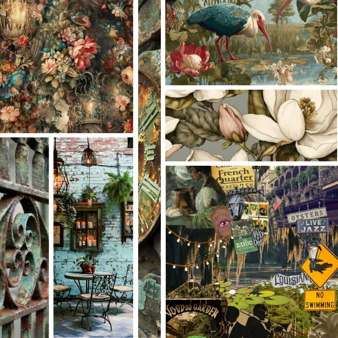 Bayou Botanical Collection- Mixed Media 10
