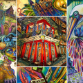 Fancy Pelican Collection- Mixed Media 21