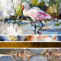 Fancy Pelican Collection- Mixed Media 25