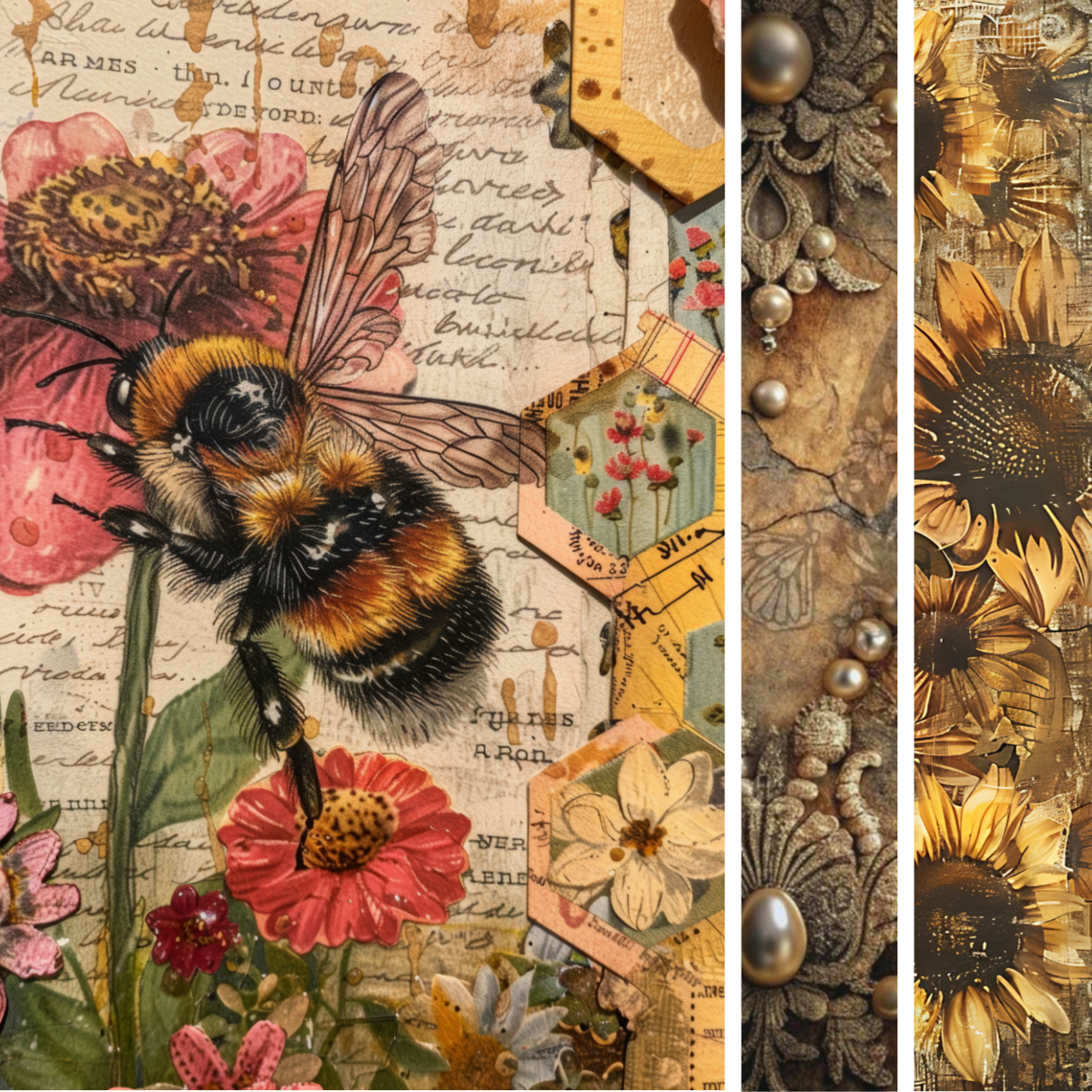 Autumn Bee Collection- Mixed Media 2