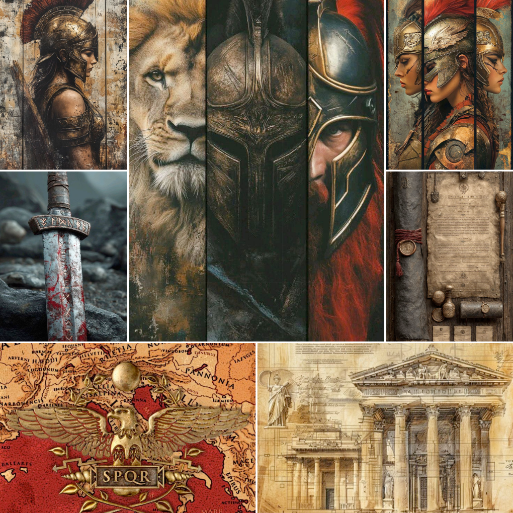 Gladiator Collection Mixed Media 2