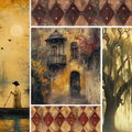 Fancy Pelican Collection- Mixed Media 2