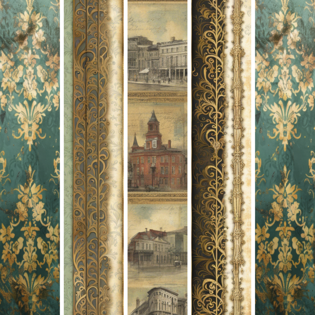 Vieux Carre Collection- Mixed Media 4