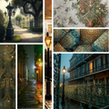Bourbon to Bayou Collection- Mixed Media 4