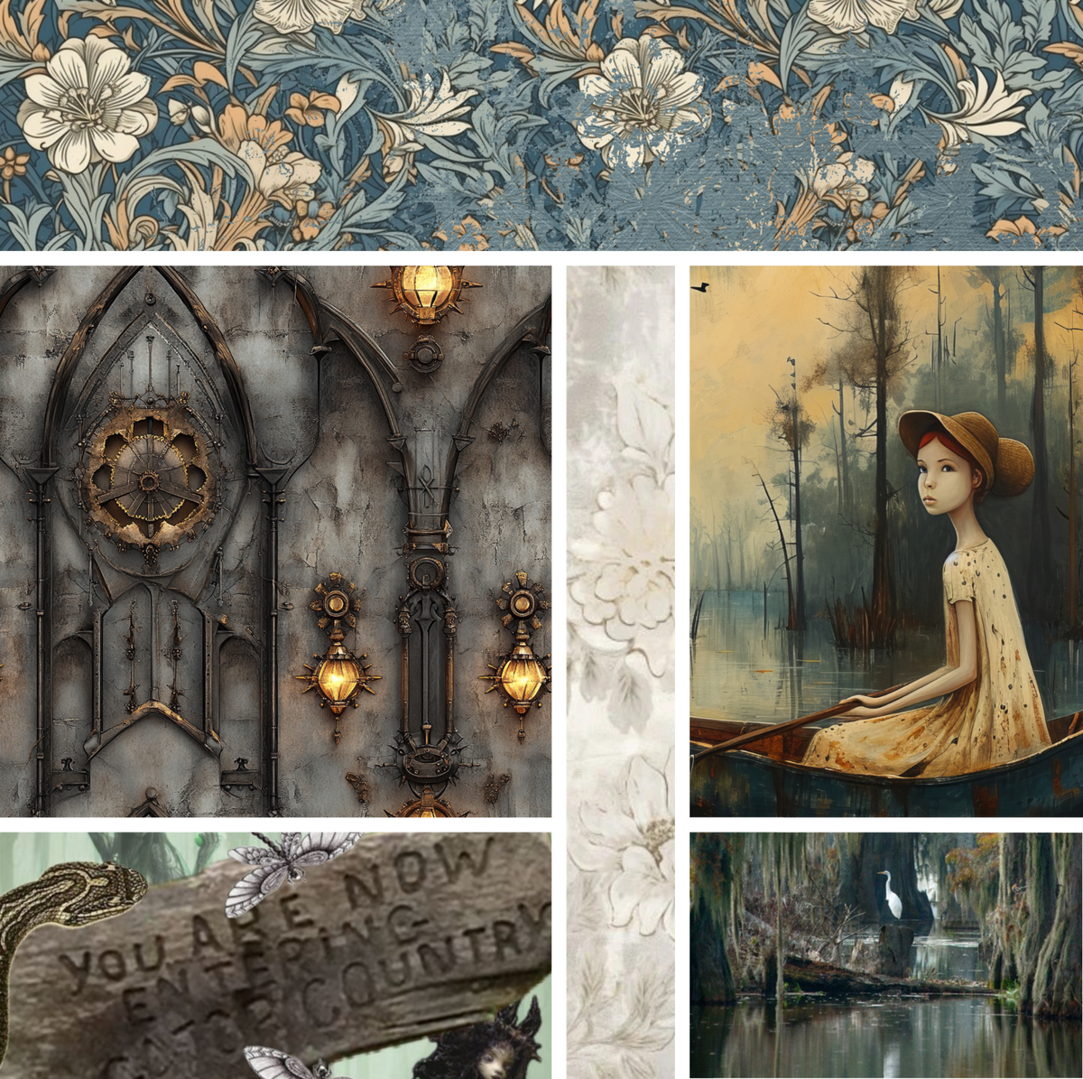 Bourbon to Bayou Collection- Mixed Media 6