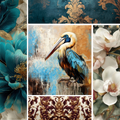 Bayou Botanical Collection- Mixed Media 8