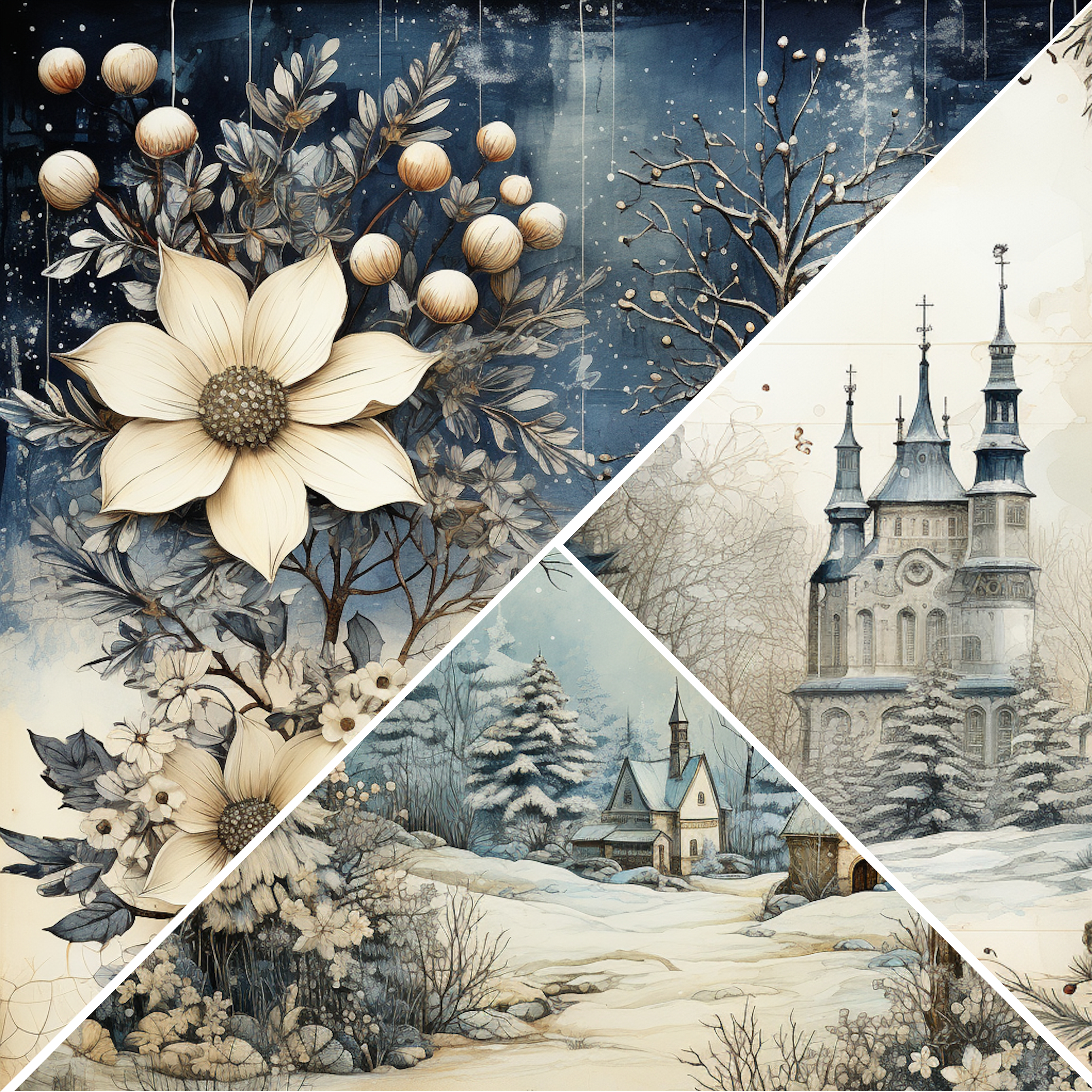 Christmas Mixed Media 9