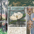 Bayou Botanical Collection- Mixed Media 9