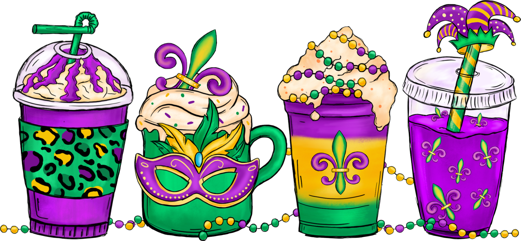 Mardi Gras Decal 10