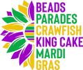 Mardi Gras Decal 14