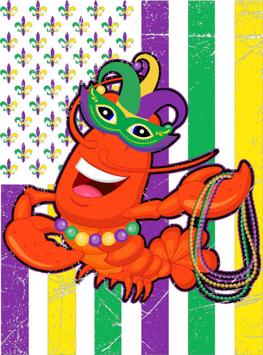 Mardi Gras Decal 16