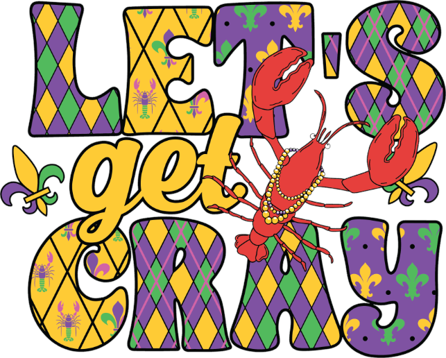 Mardi Gras Decal 18