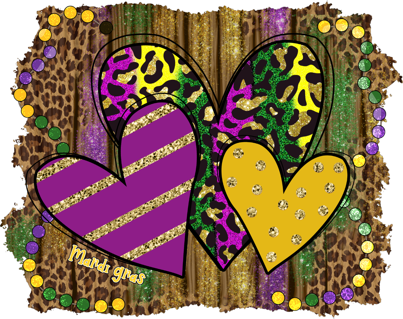 Mardi Gras Decal 1