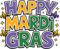 Mardi Gras Decal 24