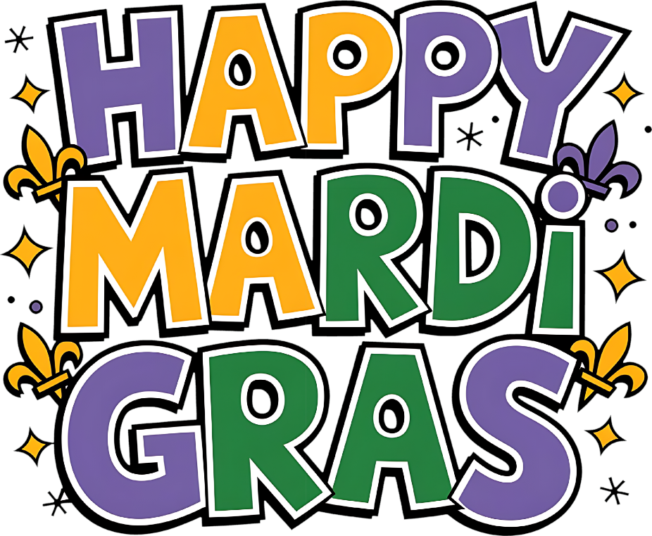 Mardi Gras Decal 24