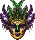 Mardi Gras Decal 26