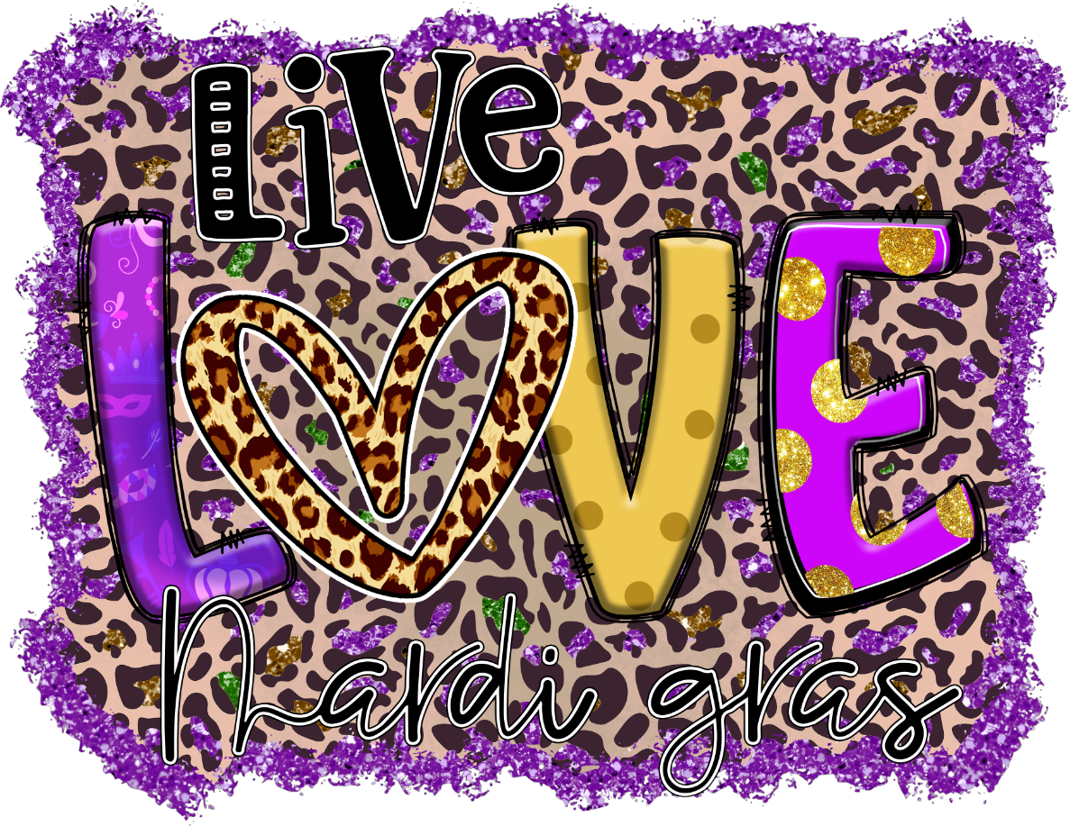 Mardi Gras Decal 2