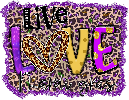 Mardi Gras Decal 2