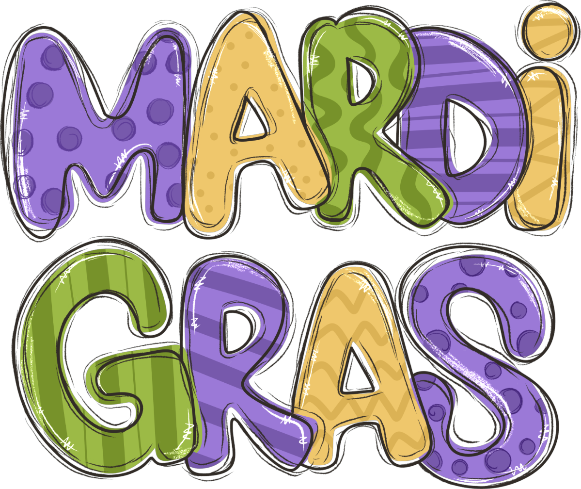 Mardi Gras Decal 30