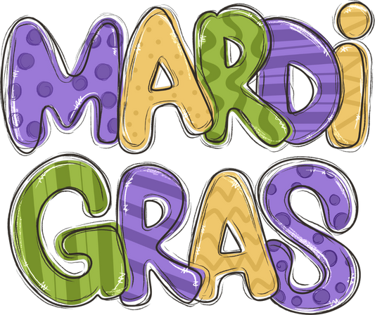 Mardi Gras Decal 30