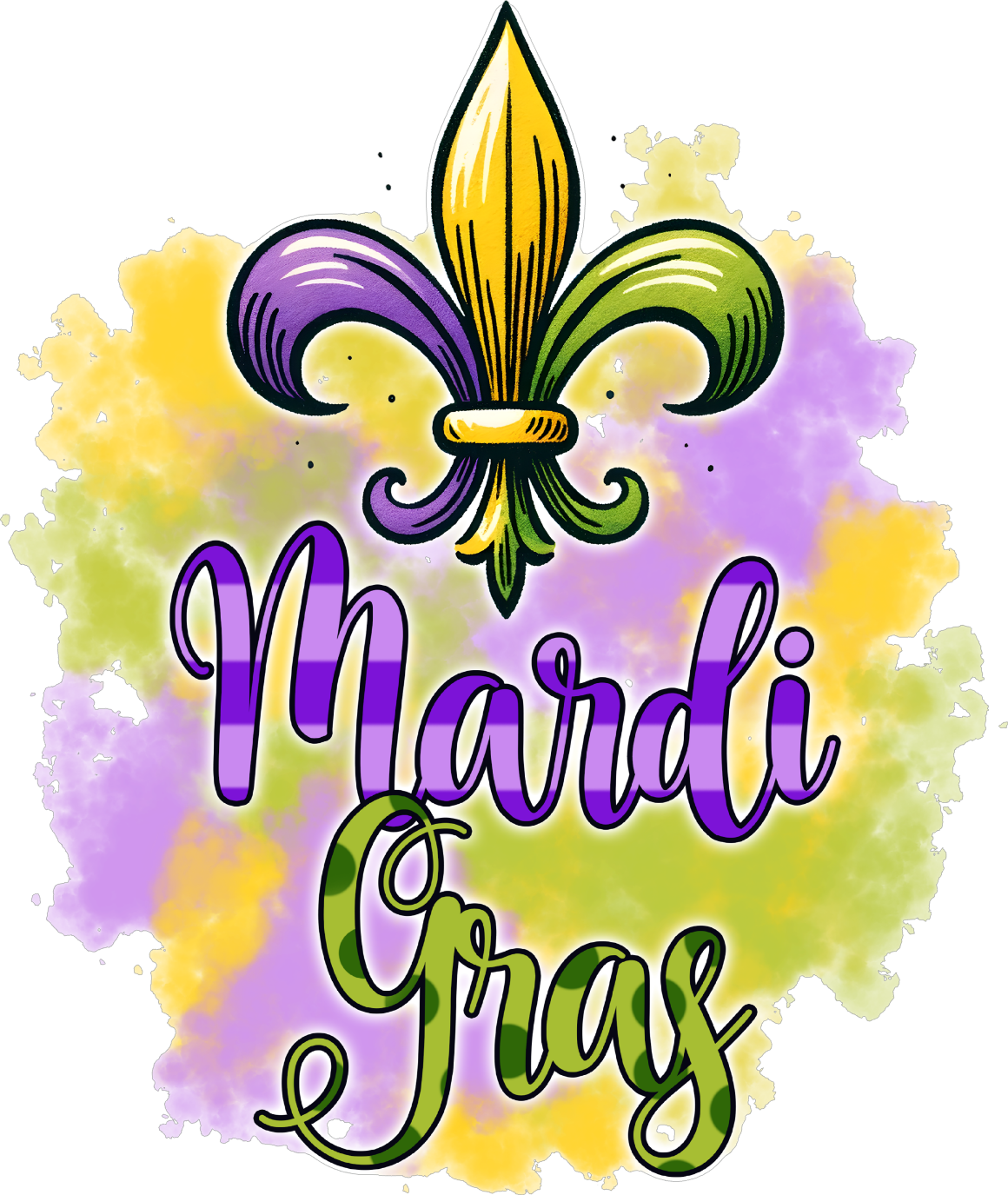 Mardi Gras Decal 33