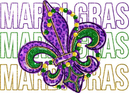 Mardi Gras Decal 37