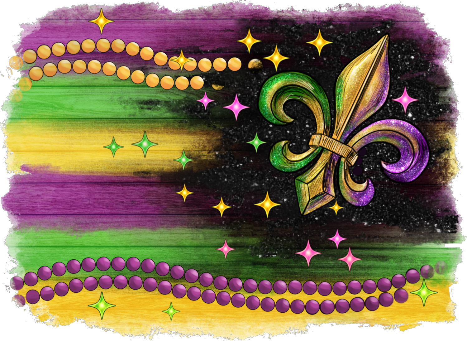 Mardi Gras Decal 38