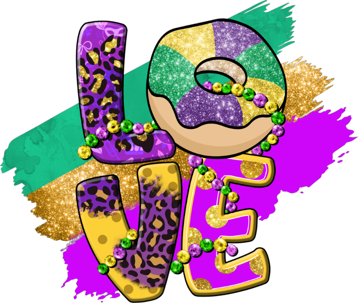 Mardi Gras Decal 3