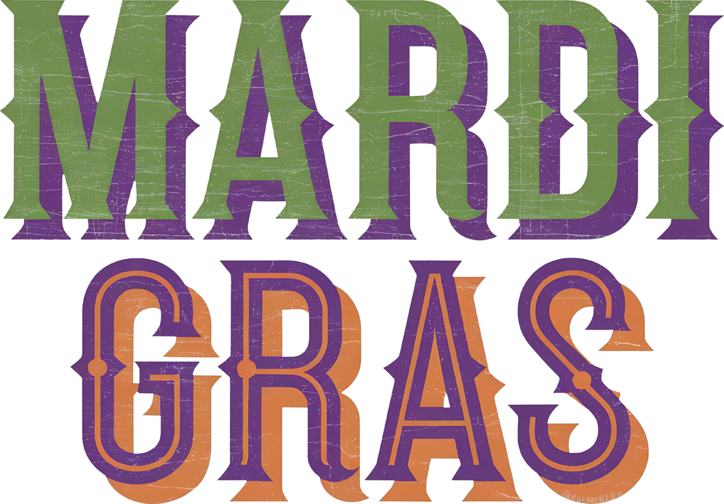 Mardi Gras Decal 40