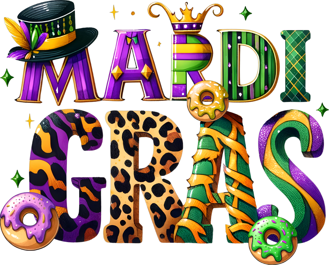 Mardi Gras Decal 4