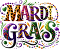 Mardi Gras Decal 5