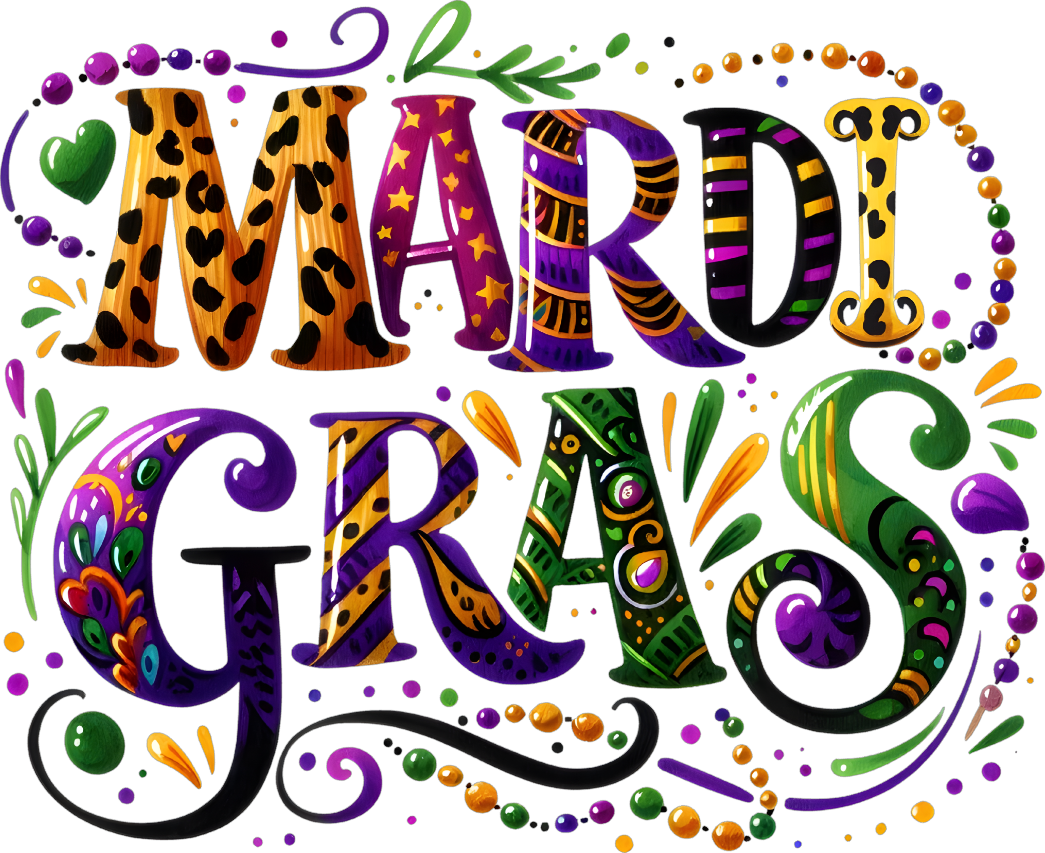 Mardi Gras Decal 5