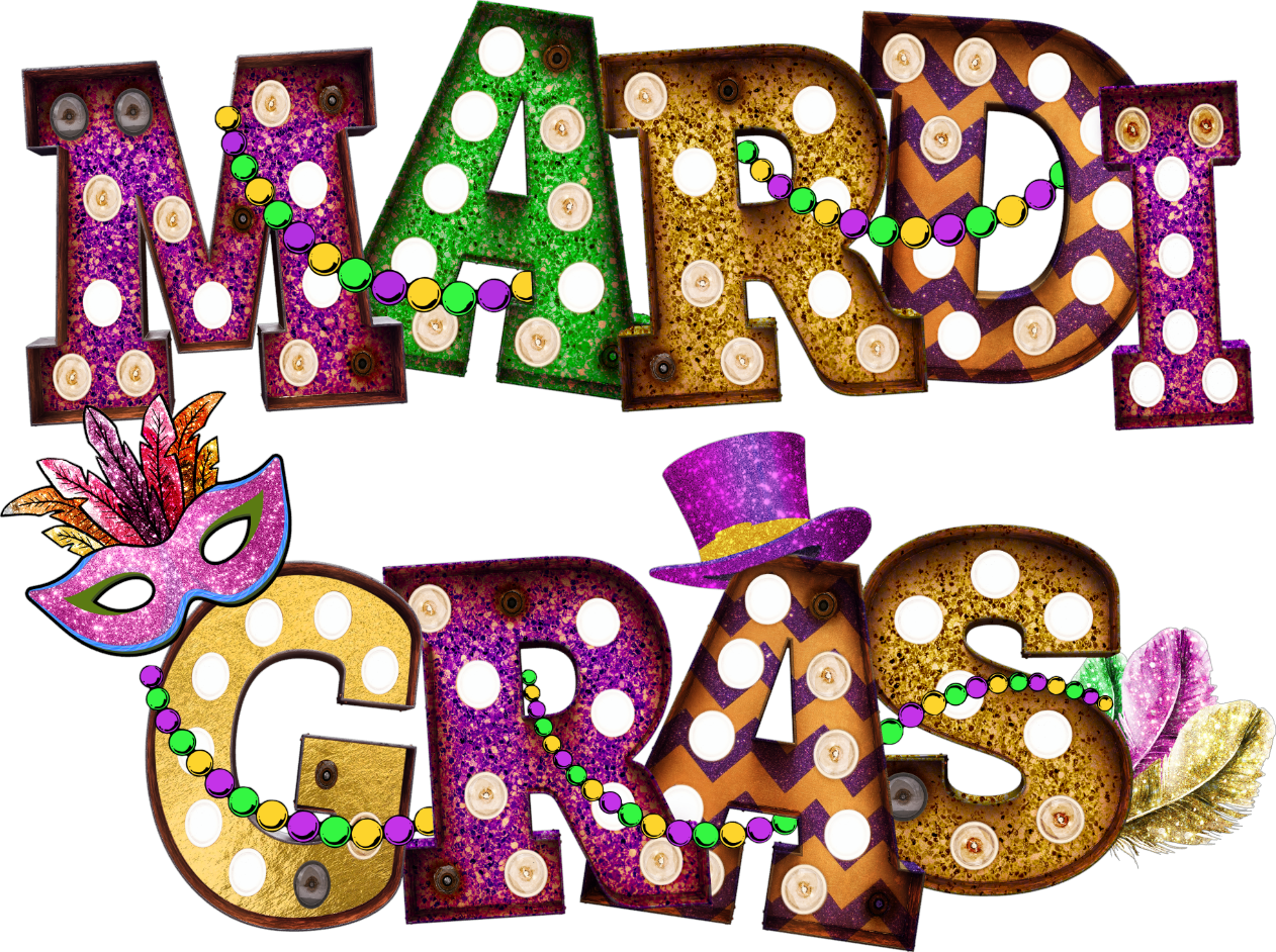 Mardi Gras Decal 7