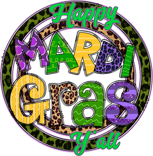 Mardi Gras Decal 8