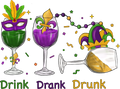 Mardi Gras Decal 9