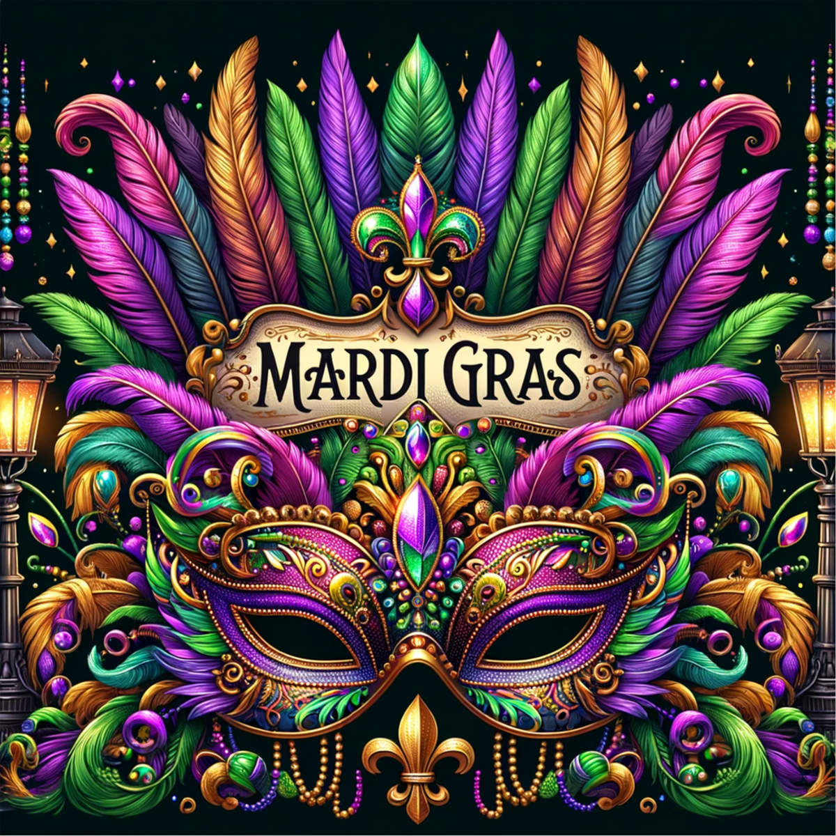 Mardi Gras Vinyl 24