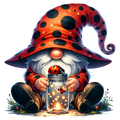 Firefly Ladybug Gnome