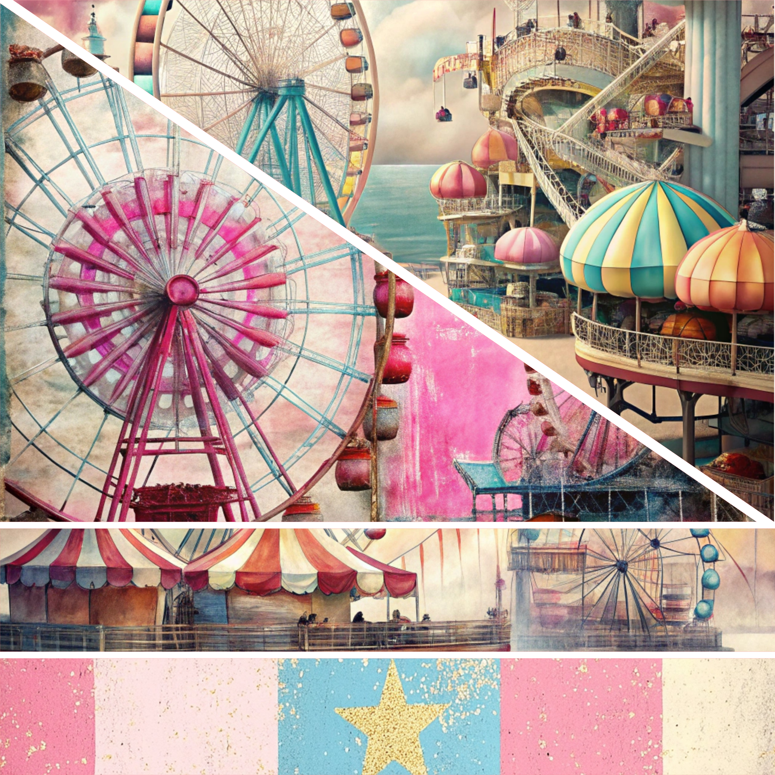 Circus Mixed Media 4