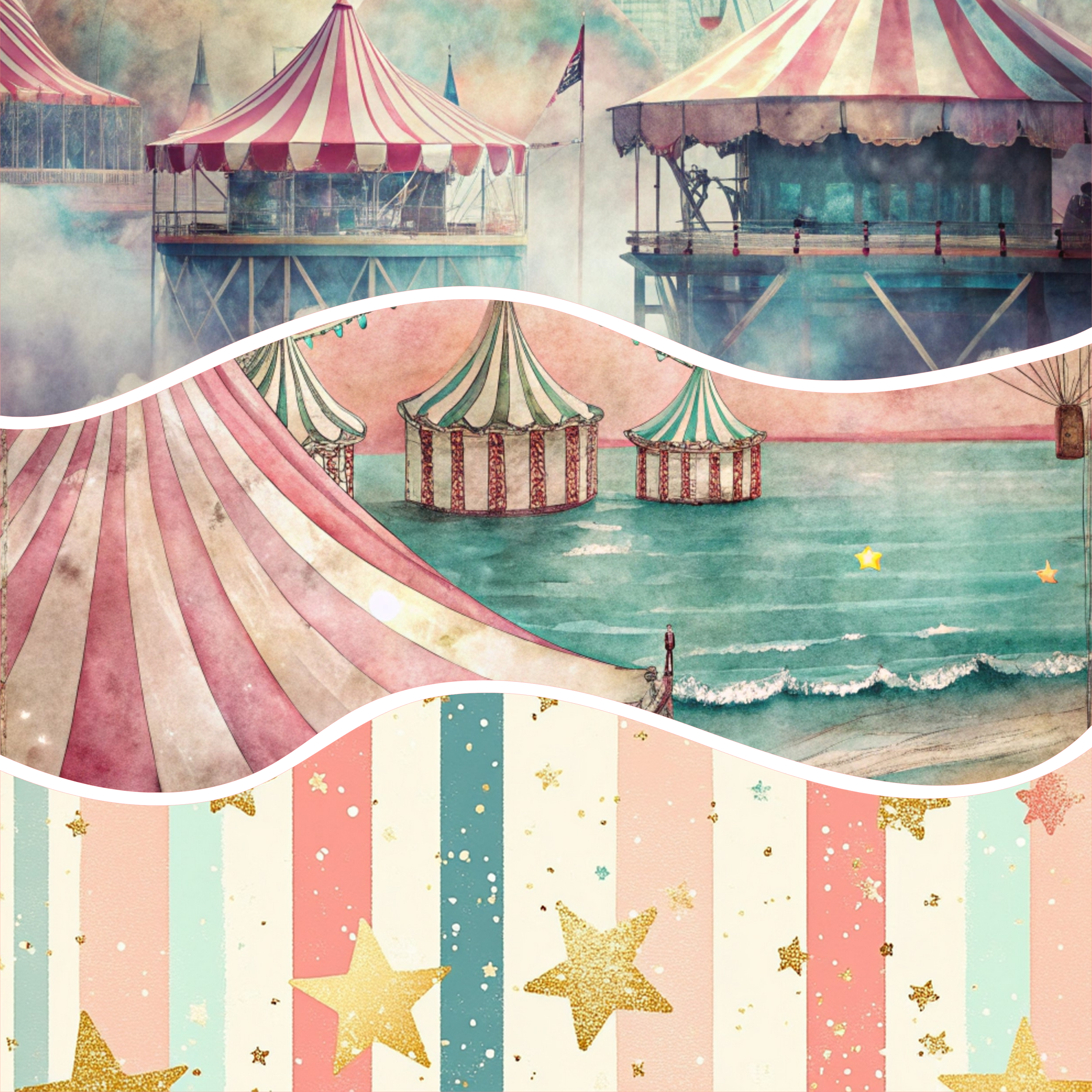 Circus Mixed Media 6