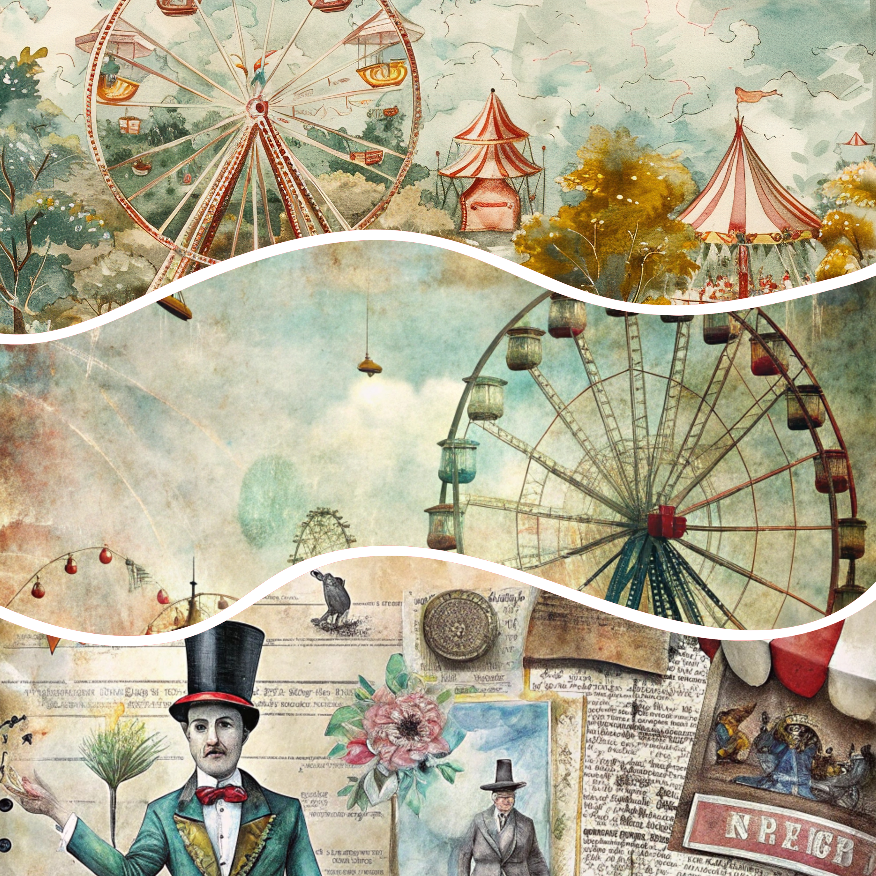 Circus Mixed Media 9