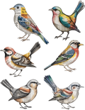 Mixed Media Bird Element Sheet 1