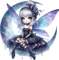 Moon Fairy Decal