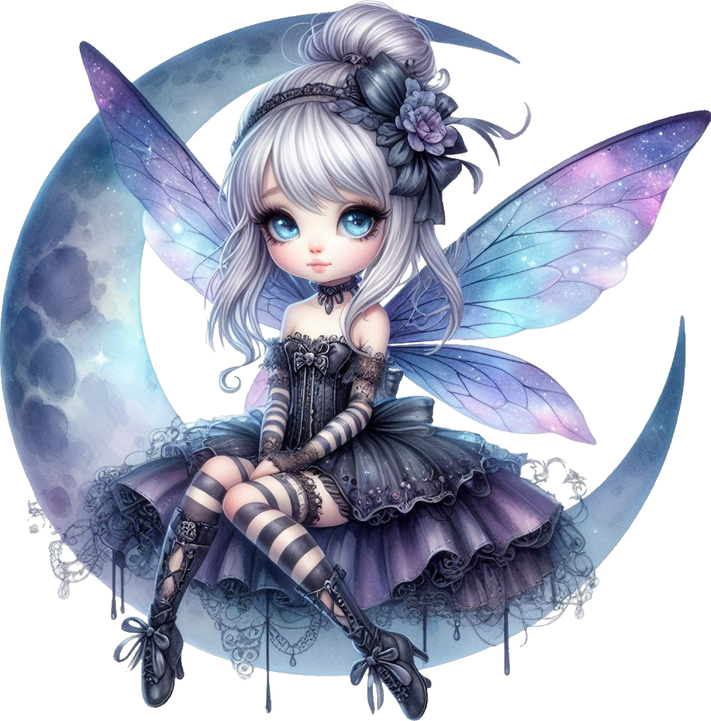 Moon Fairy Decal