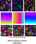 Neon Paisley & Floral Collection