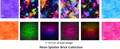 Neon Splatter Brick Collection