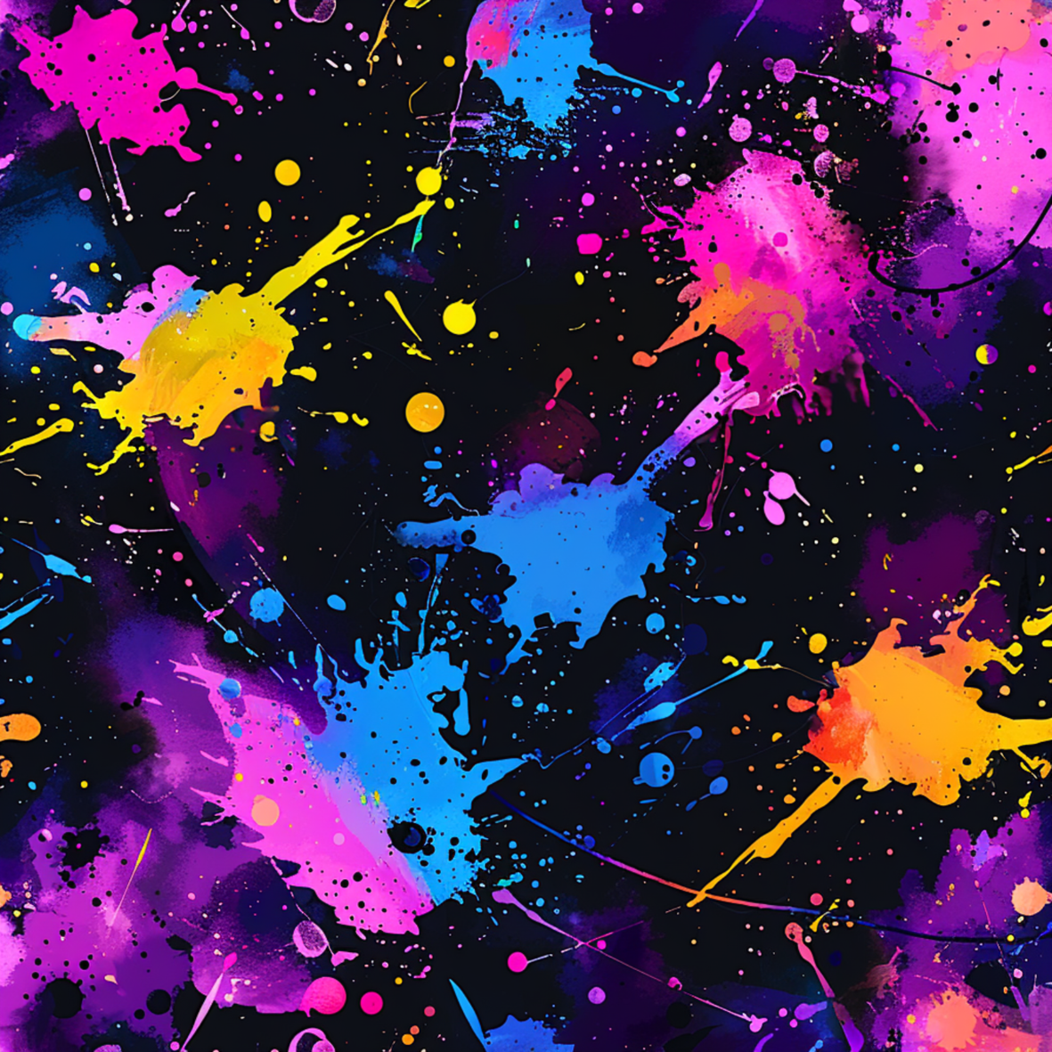 Neon Splatter Brick Collection