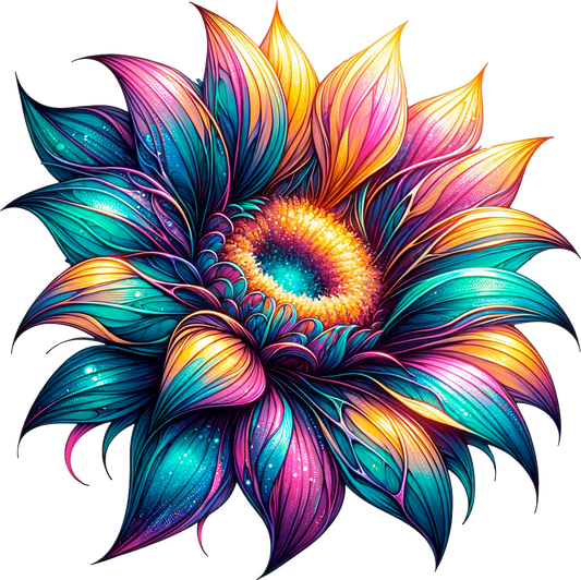 Neon Sunflower 1