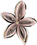 North Pole Collection -brown Flower